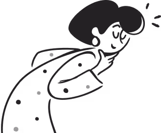 illustration of lady