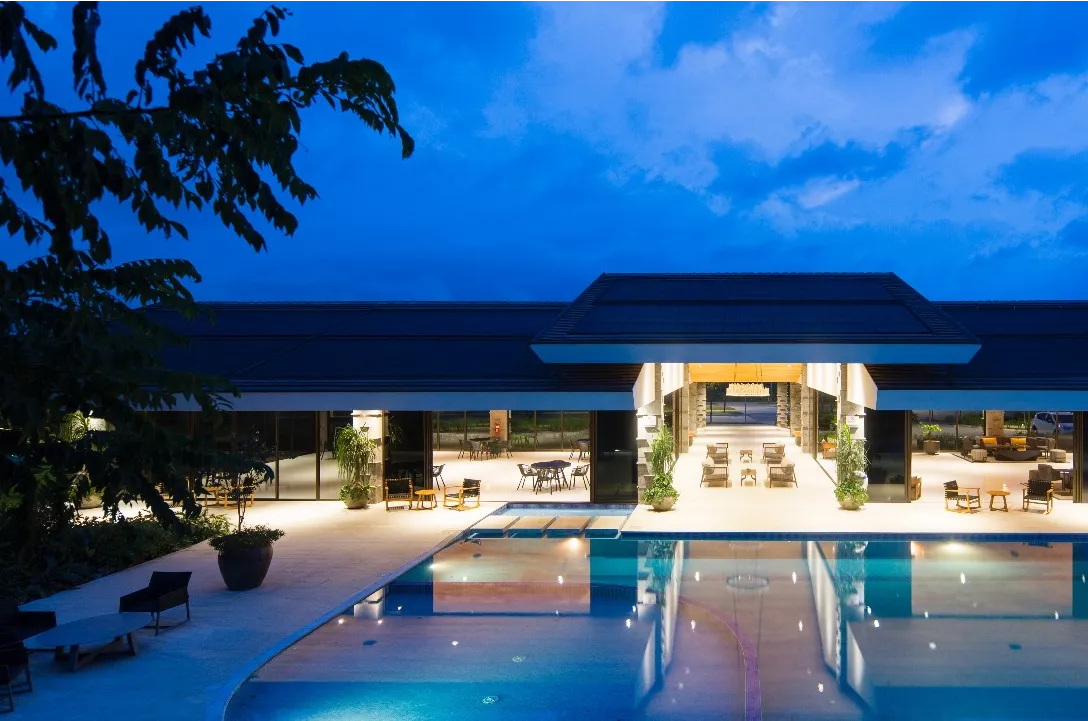 resort lobby