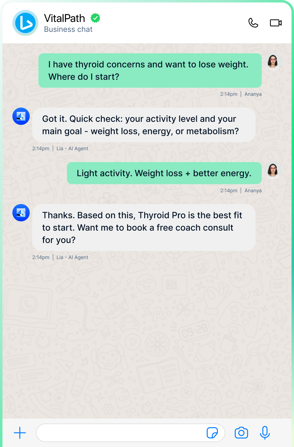 Chat interface between a customer and Robylon's AI agent about his order, bot provides transit and estimated delivery details