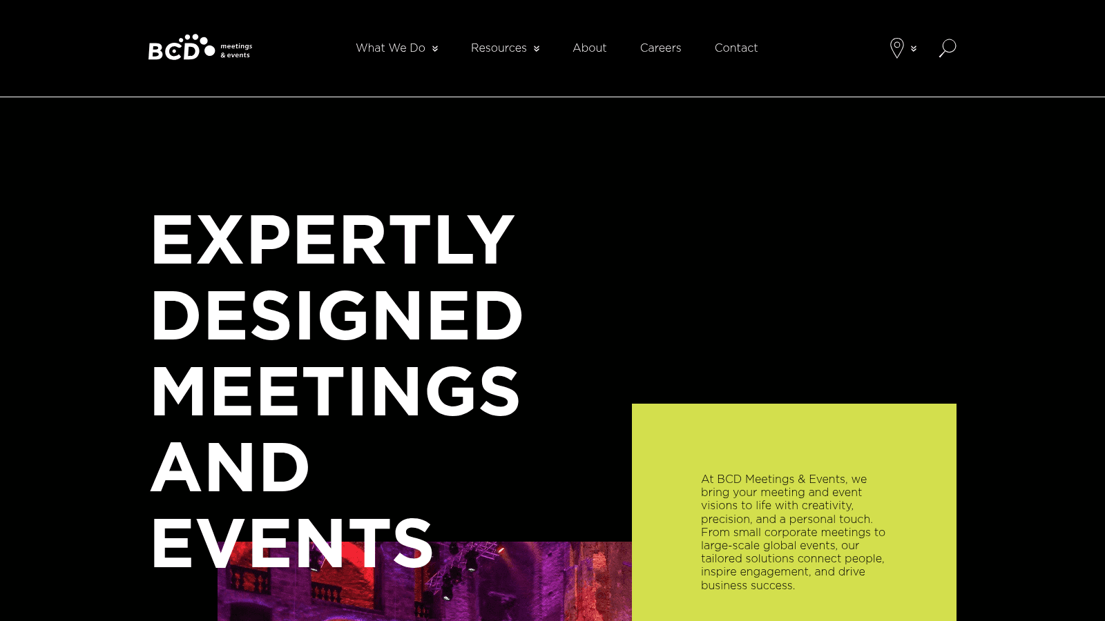 BCD Meetings and Events as a top event planning company