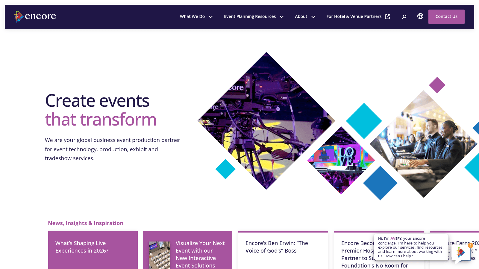 Encore Global as a top event planning company