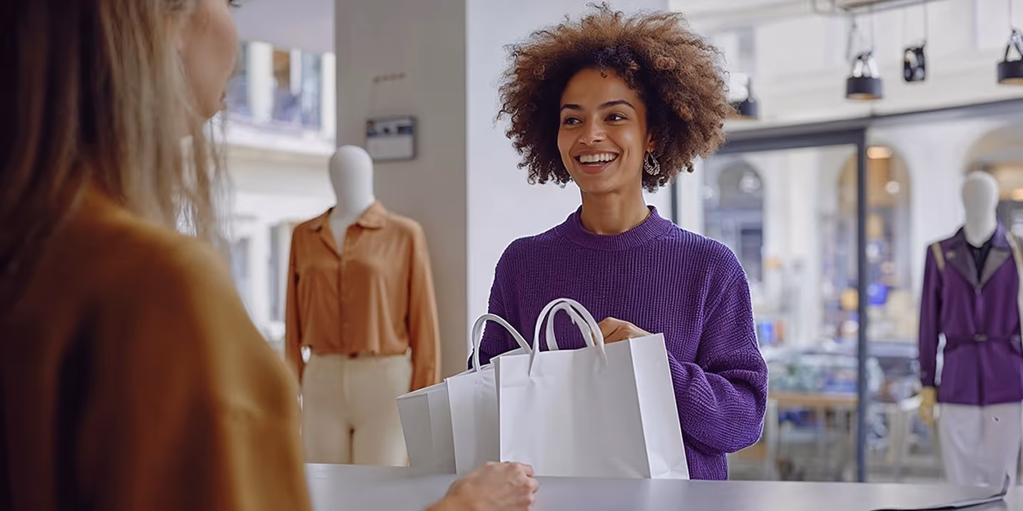 Foto mostra um homem segurando um celular sobre as pernas cruzadas. A tela mostra uma conversa no WhatsApp em que uma pessoa envia um link de pagamento para a outra. A imagem leva o selo da Mastercard de melhor taxa de aprovação