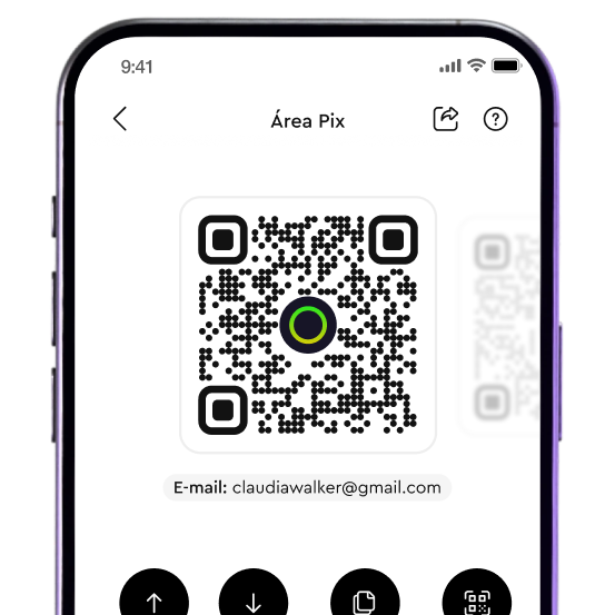 Tela do celular mostra link de pagamento no valor de R$ 420 já gerado e pronto para ser compartilhado