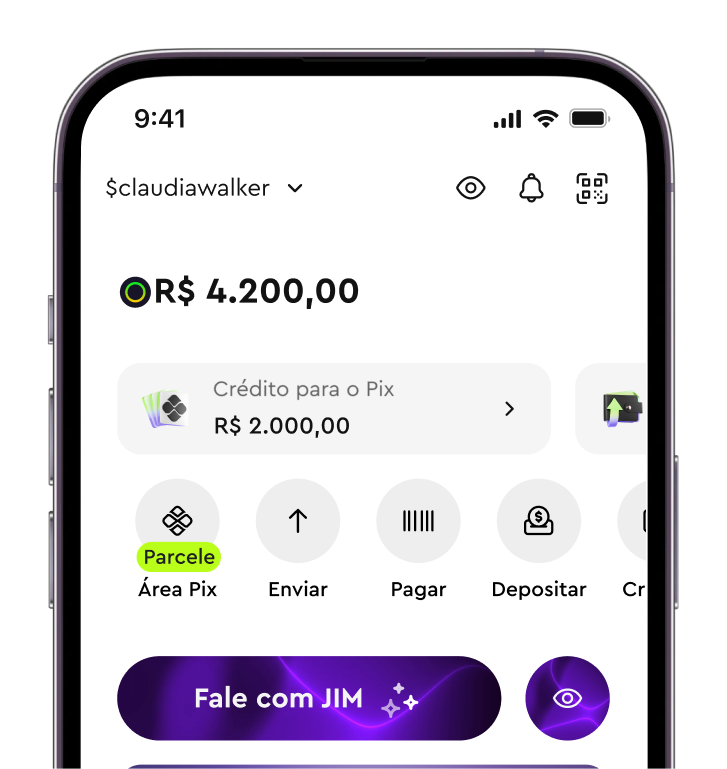 Tela do celular mostra link de pagamento no valor de R$ 420 já gerado e pronto para ser compartilhado
