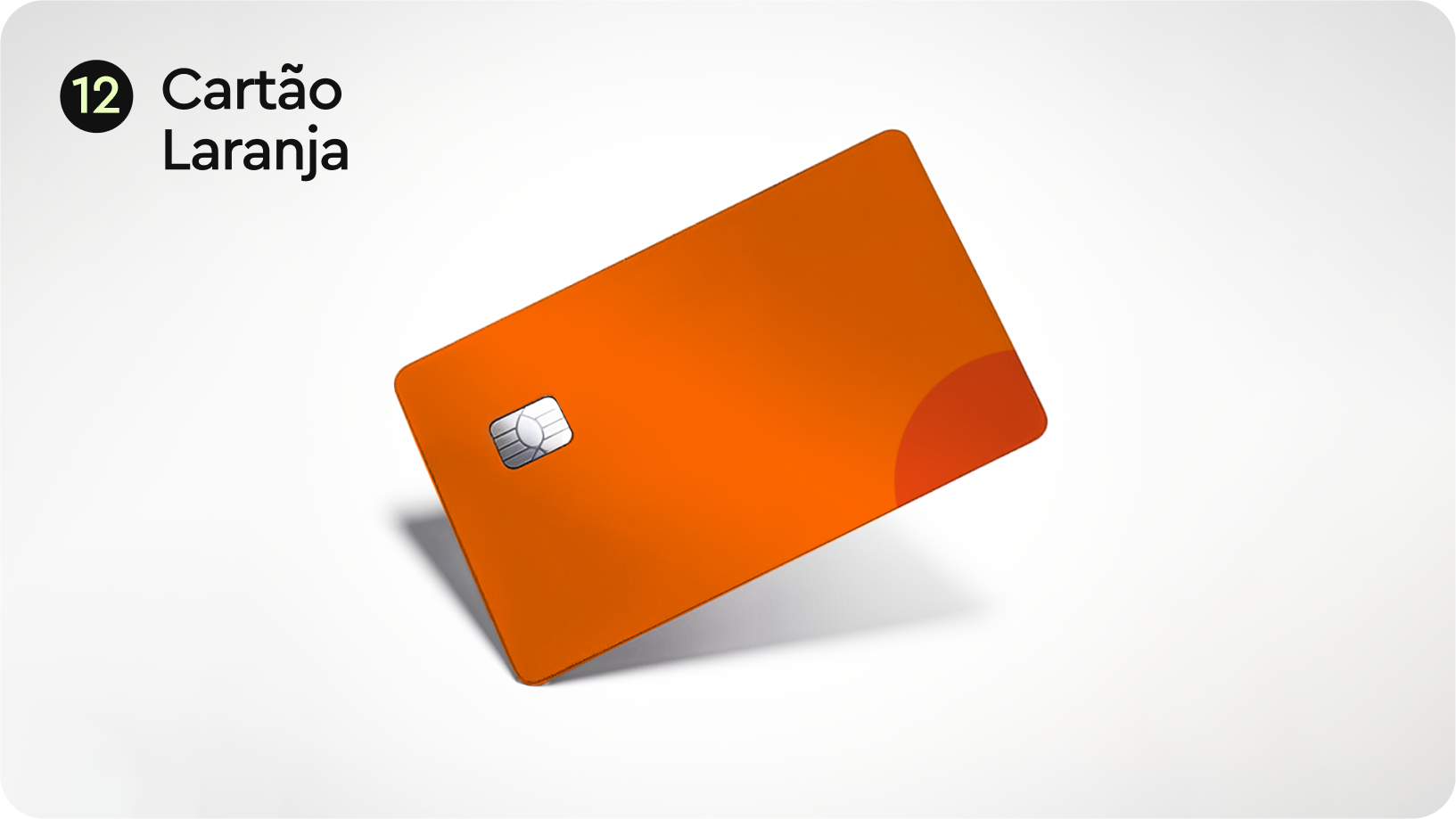 Cartão laranja
