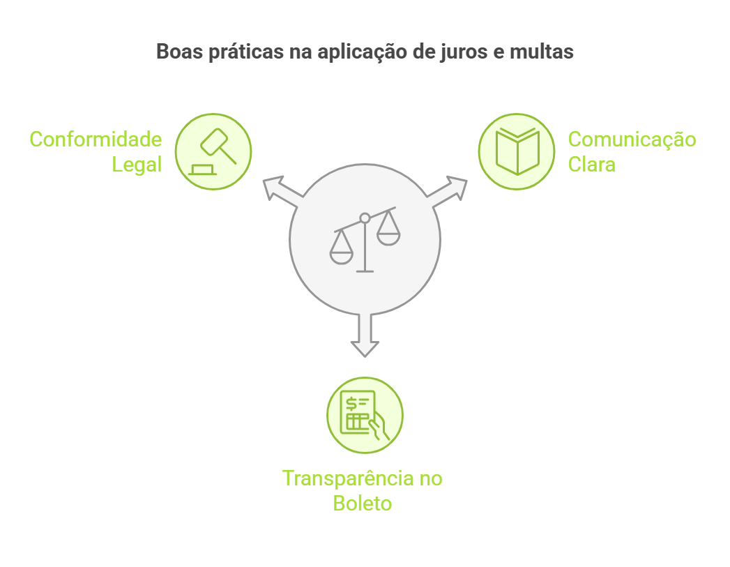 como calcular juros e multas por atraso - boas práticas