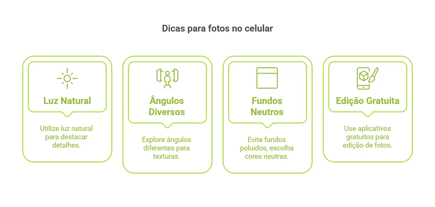 Vender pelo celular: dicas para fotos no celular