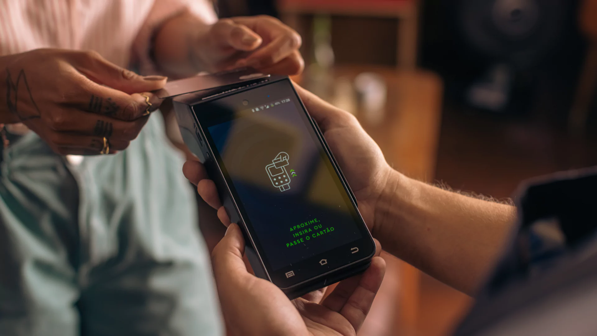 Maquininha de cartão da InfinitePay