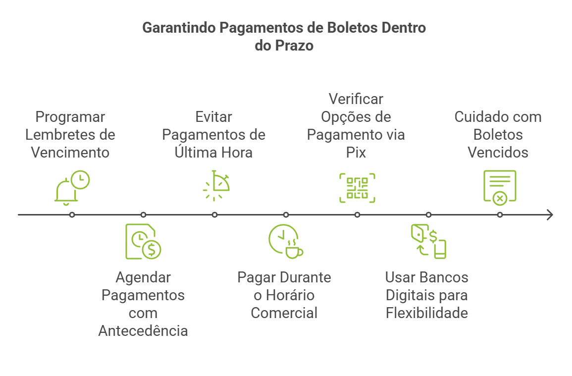 até que horas pode pagar boleto? como pagar dentro do prazo