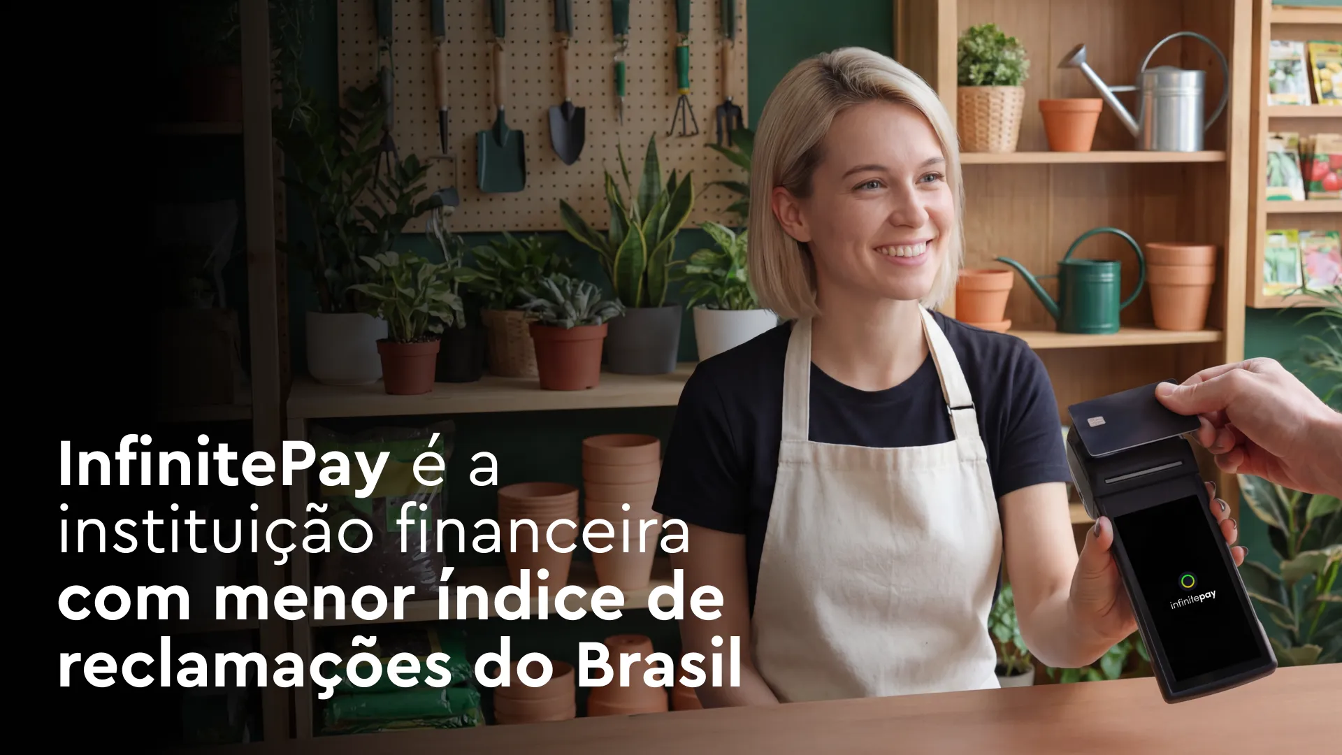 InfinitePay reafirma a posição de instituição financeira com o menor índice de reclamações entre as 15 maiores do país.