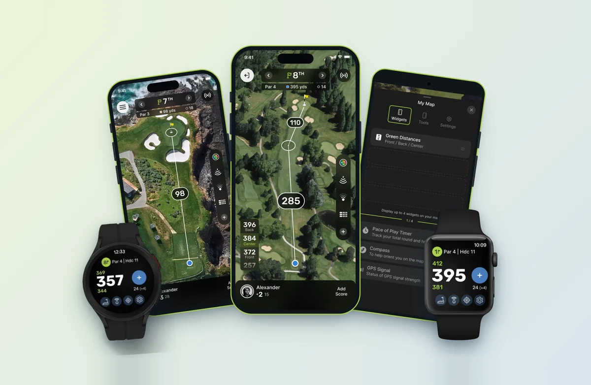 TheGrint golf GPS on iPhone and Apple Watch with hole maps and yardages