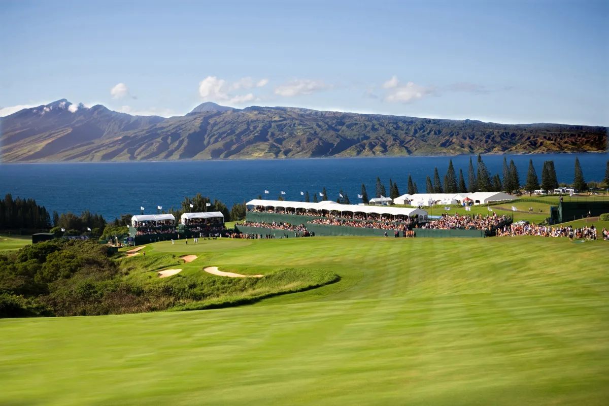 Beautiful golf hole