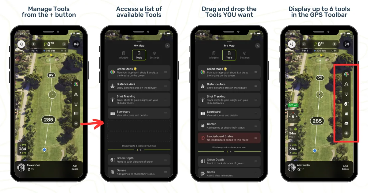 TheGrint GPS tools: manage, add, drag and drop, and display up to 6