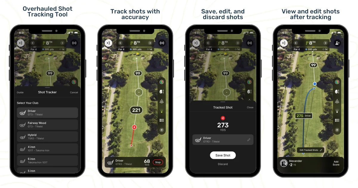 TheGrint overhauled shot tracking tool: track, save, edit and view shots