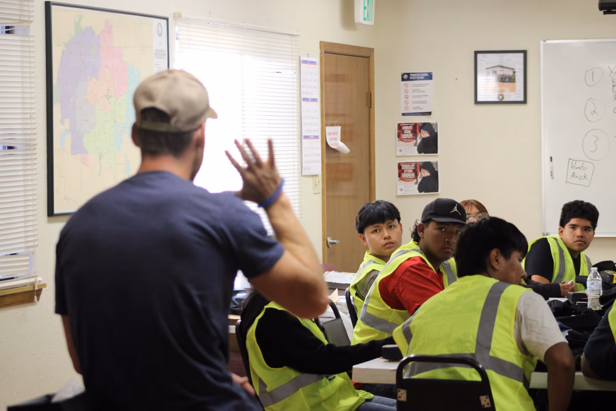 Image of class in session.