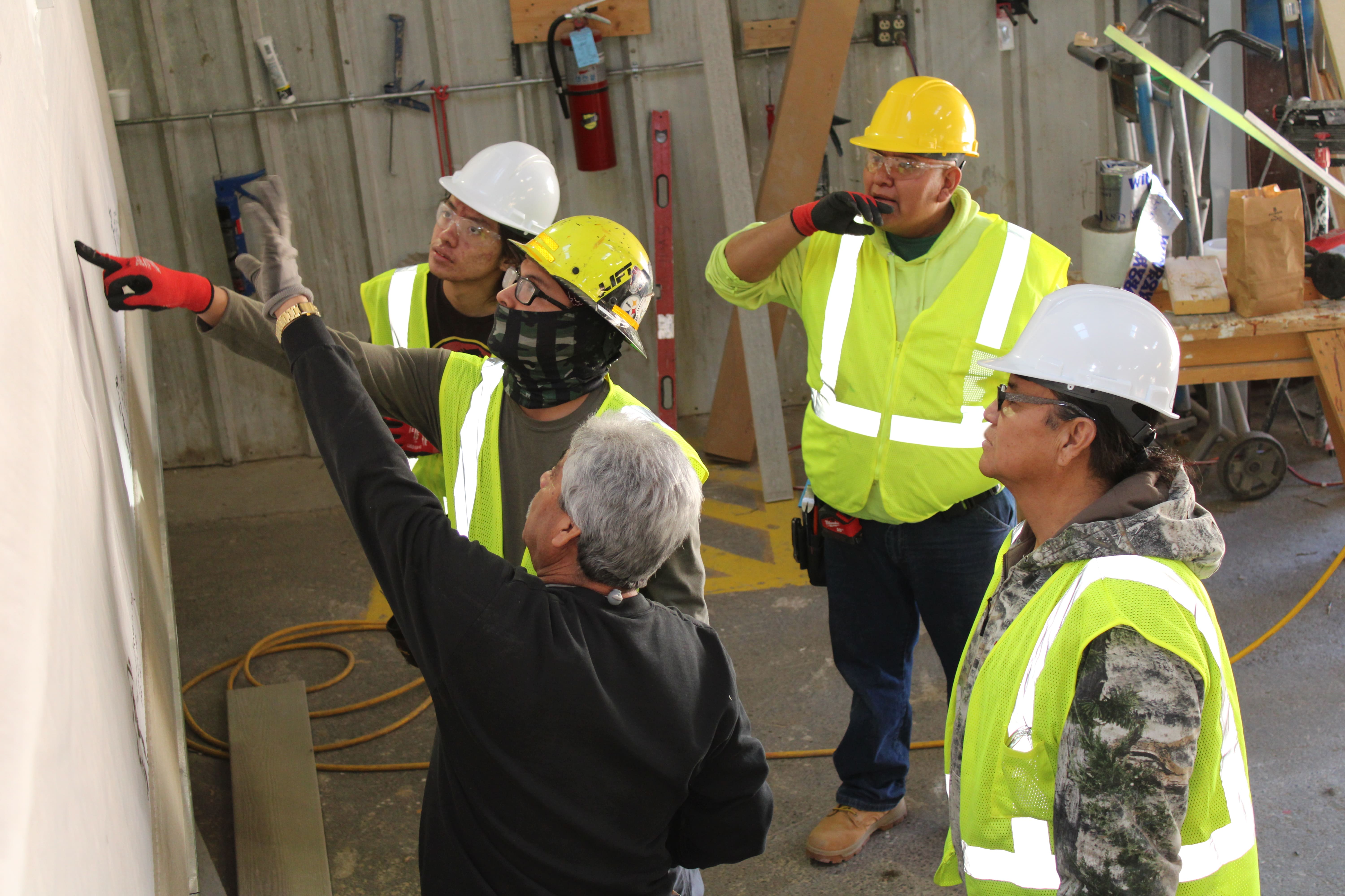 Students Begin Hands-On Construction Training at SWIF Warehouse — Industrial Workforce Program, Gallup NM