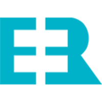 A logo featuring the letters "ER" in bold turquoise against a white background, with the letter "R" designed to resemble an arrow pointing to the right.