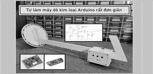 Máy dò kim loại Arduino tự chế