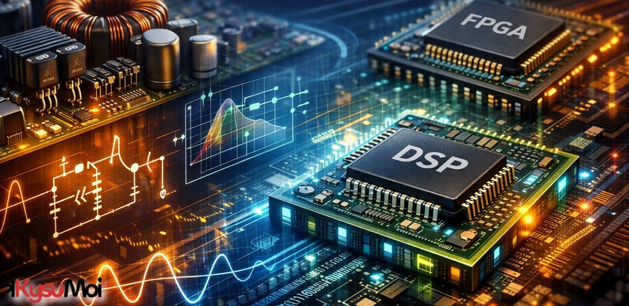 Điều Khiển Kỹ Thuật Số của Bộ Chuyển Đổi Năng Lượng: Lợi Thế của DSP và FPGA so với Điều Khiển Tương Tự