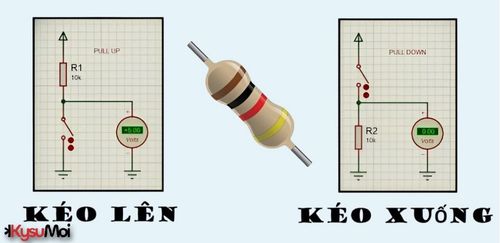 Điện trở kéo lên và kéo xuống
