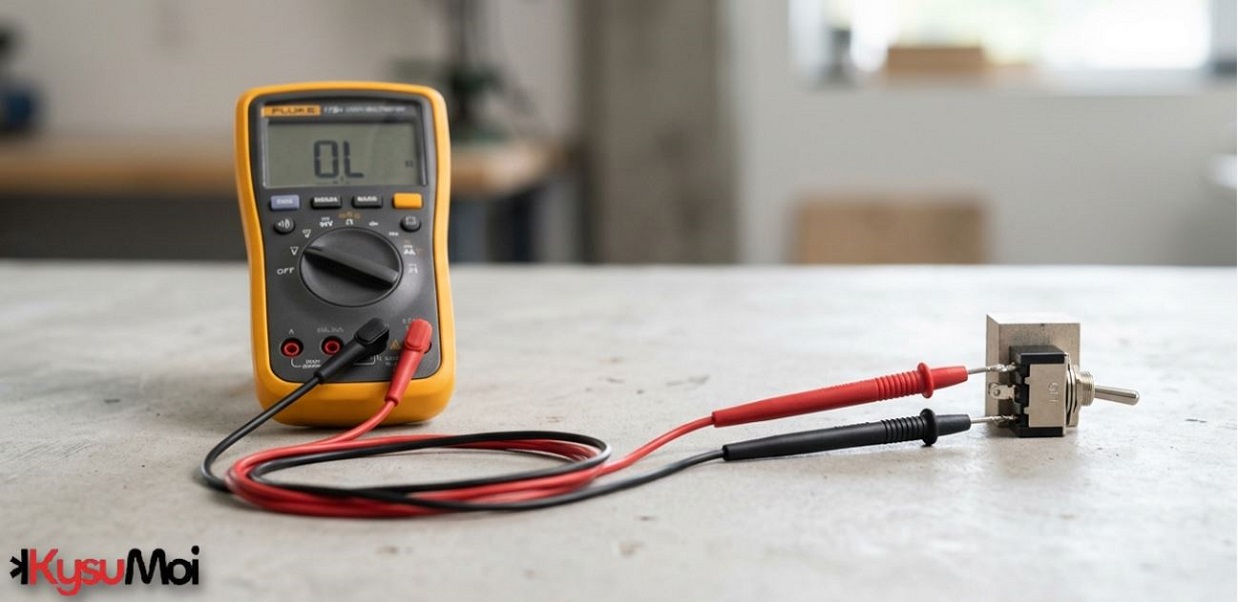 Cách kiểm tra công tắc bằng đồng hồ vạn năng