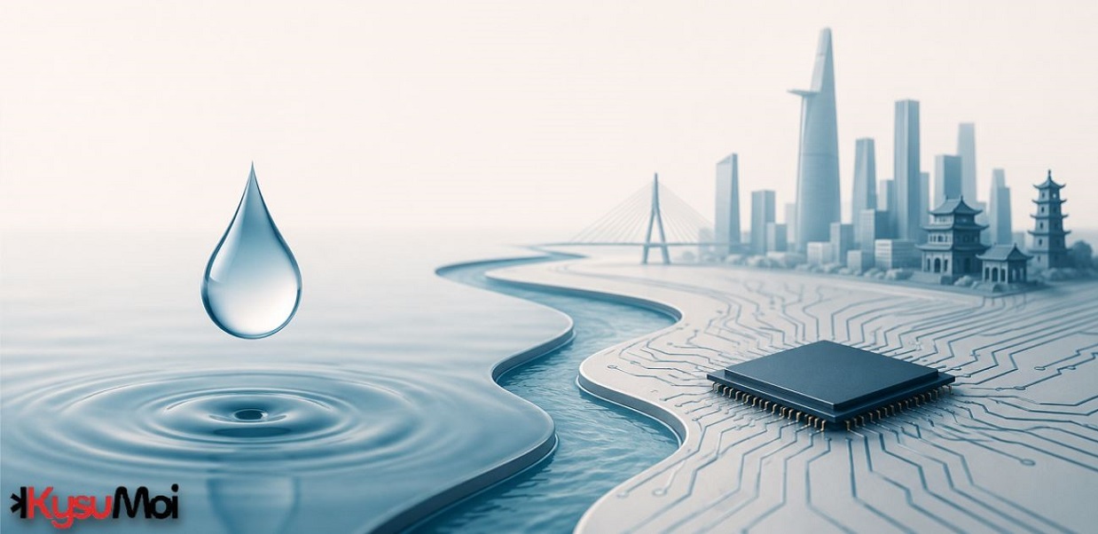 Silicon Khát Nước: Tại Sao Tham Vọng Ngành Chất Bán Dẫn Của Việt Nam Phụ Thuộc Vào Nước, Không Chỉ Là Dây Dẫn