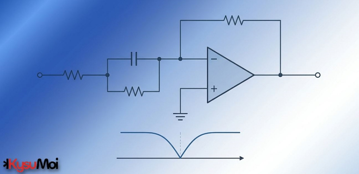 Mạch lọc notch chủ động của Op Amp