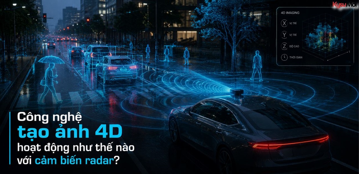 Công nghệ tạo ảnh 4D hoạt động như thế nào với cảm biến radar?