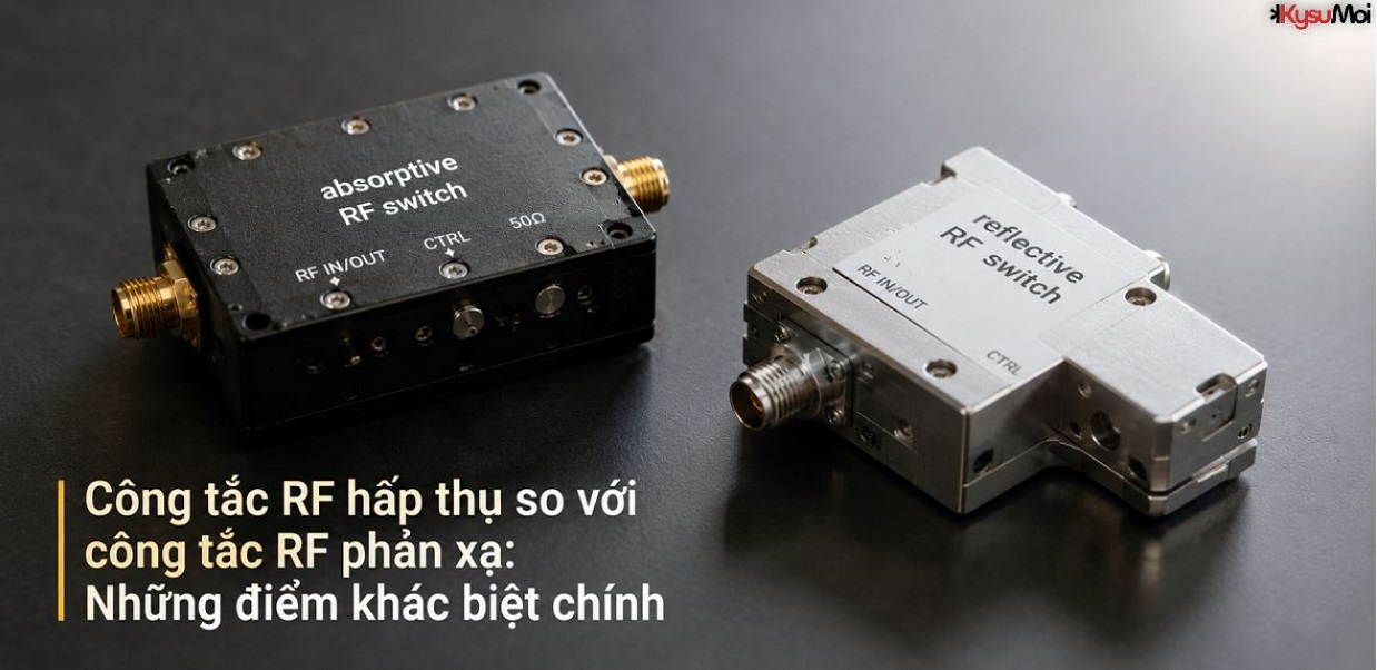 Công tắc RF hấp thụ so với công tắc RF phản xạ: Những điểm khác biệt chính