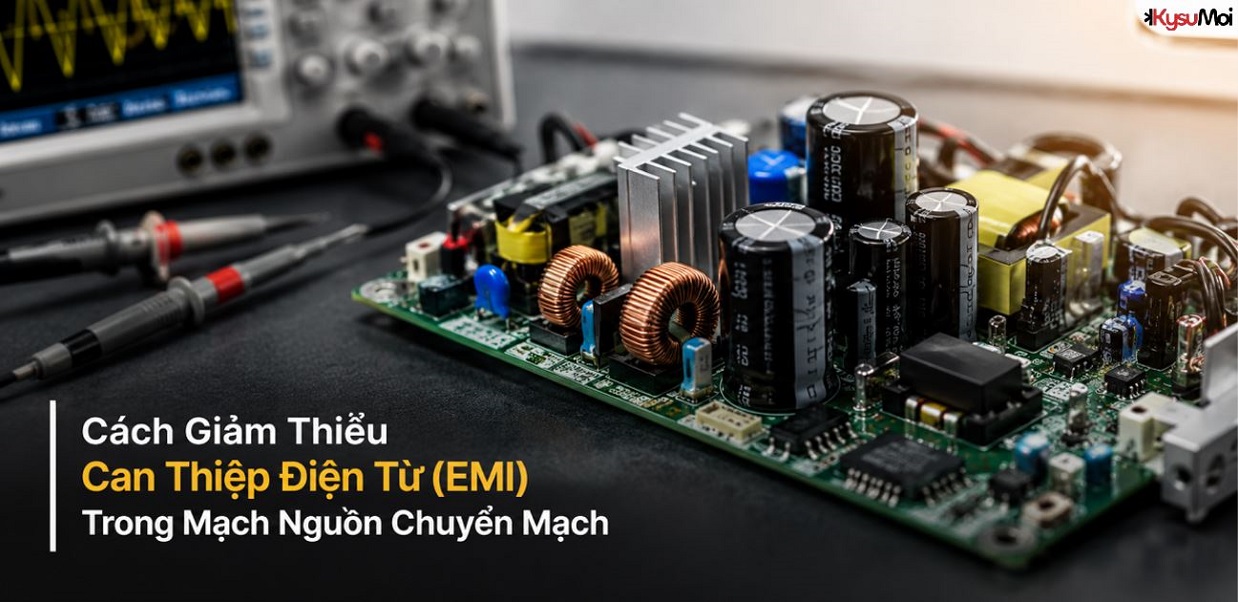 Cách Giảm Thiểu Can Thiệp Điện Từ (EMI) Trong Mạch Nguồn Chuyển Mạch