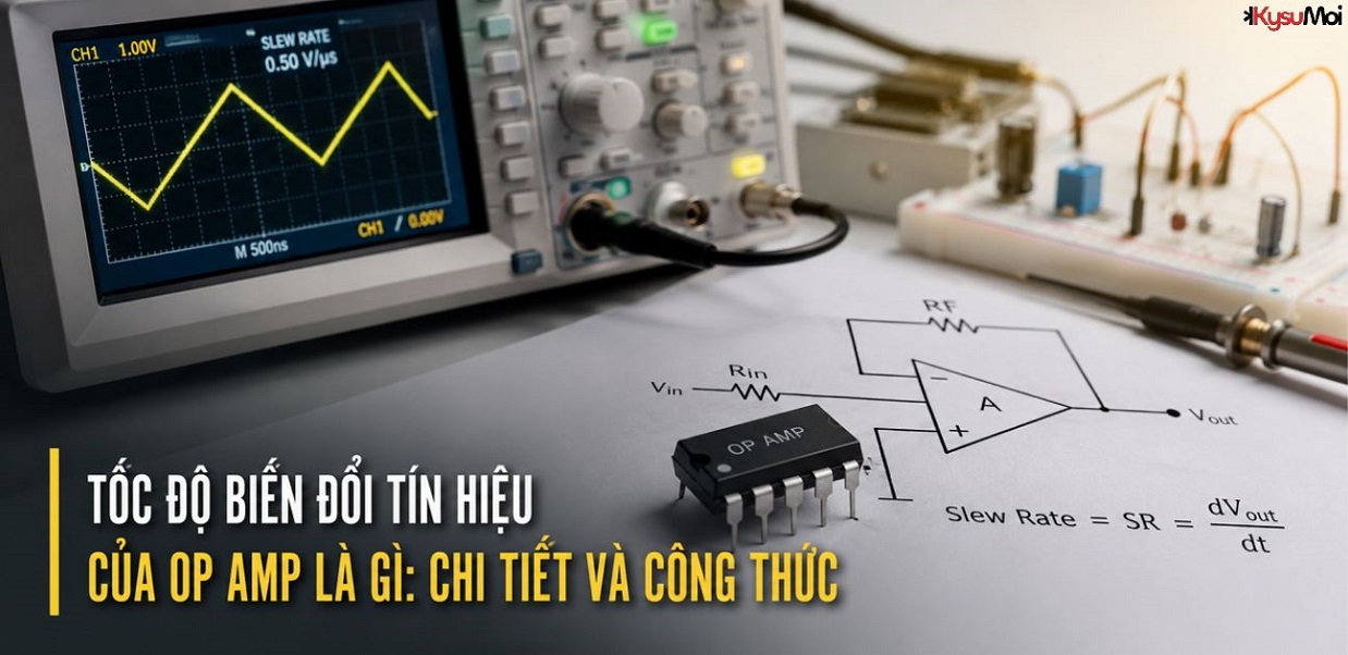 Tốc độ biến đổi tín hiệu của Op Amp là gì: chi tiết và công thức