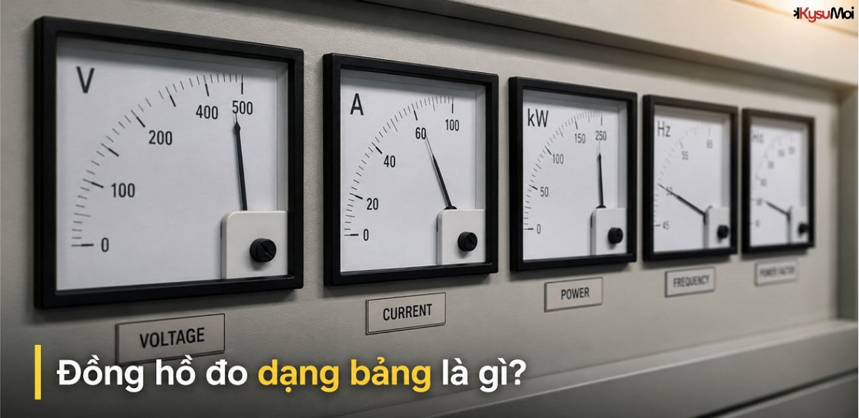 Đồng hồ đo dạng bảng là gì?