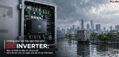 Chống chịu khí hậu gió mùa cho SiC Inverter: Bảo vệ thiết bị điện tử công suất khỏi độ ẩm cao và ngập úng đô thị tại Việt Nam.