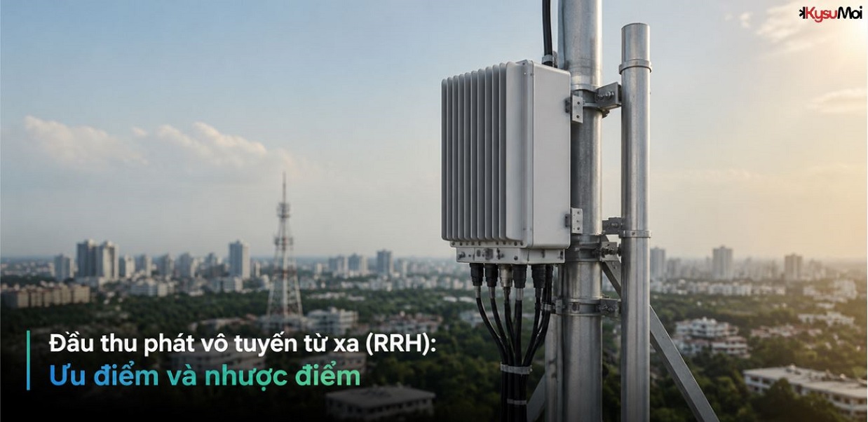 Đầu thu phát vô tuyến từ xa (RRH): Ưu điểm và nhược điểm