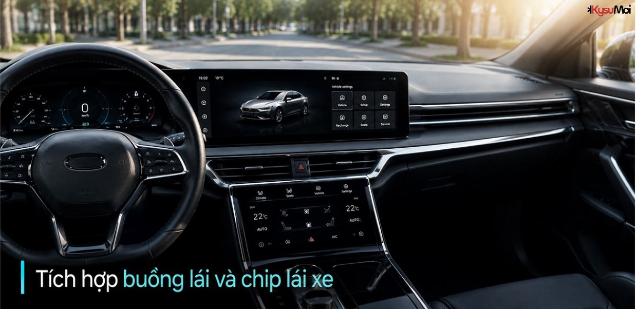 Tích hợp buồng lái và chip lái xe