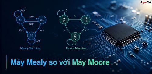 Máy Mealy so với Máy Moore
