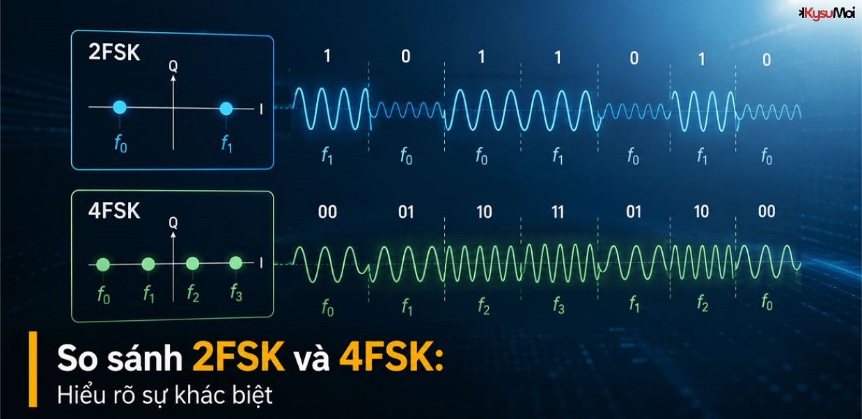 So sánh 2FSK và 4FSK: Hiểu rõ sự khác biệt
