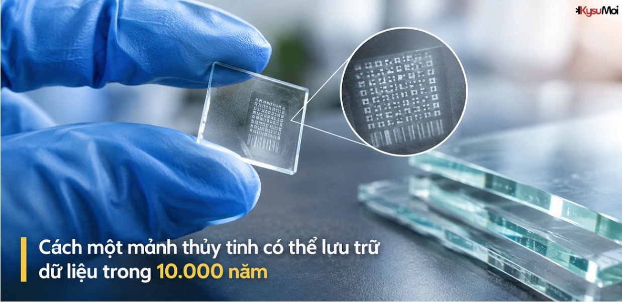 Cách một mảnh thủy tinh có thể lưu trữ dữ liệu trong 10.000 năm