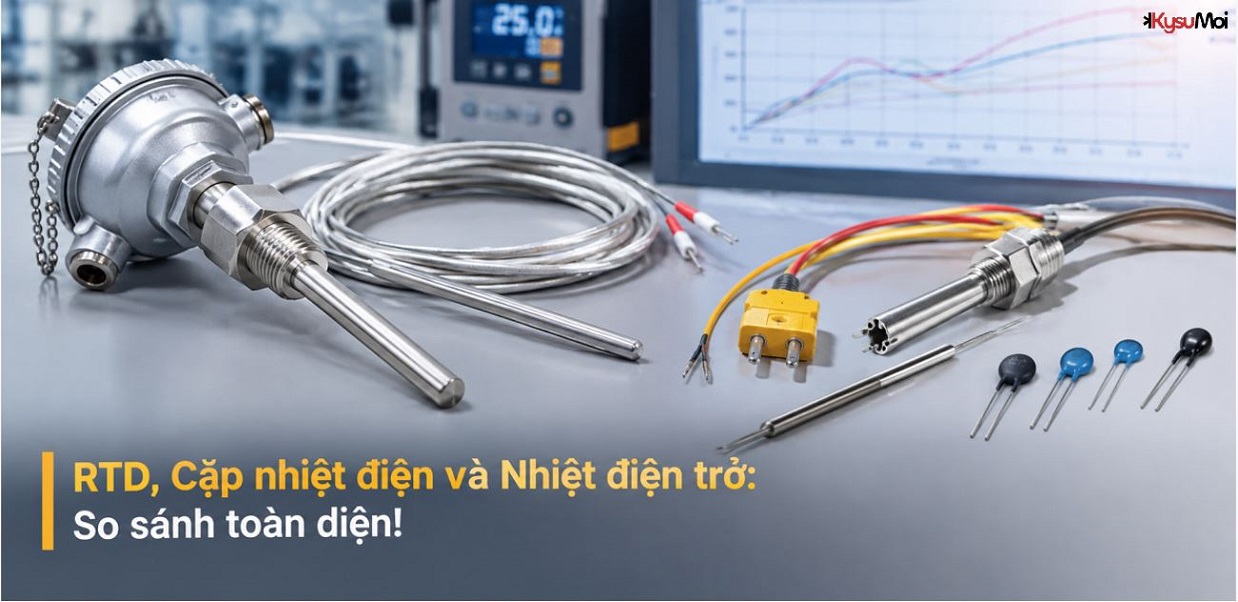RTD, Cặp nhiệt điện và Nhiệt điện trở: So sánh toàn diện!