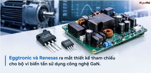 Eggtronic và Renesas ra mắt thiết kế tham chiếu cho bộ vi biến tần sử dụng công nghệ GaN.
