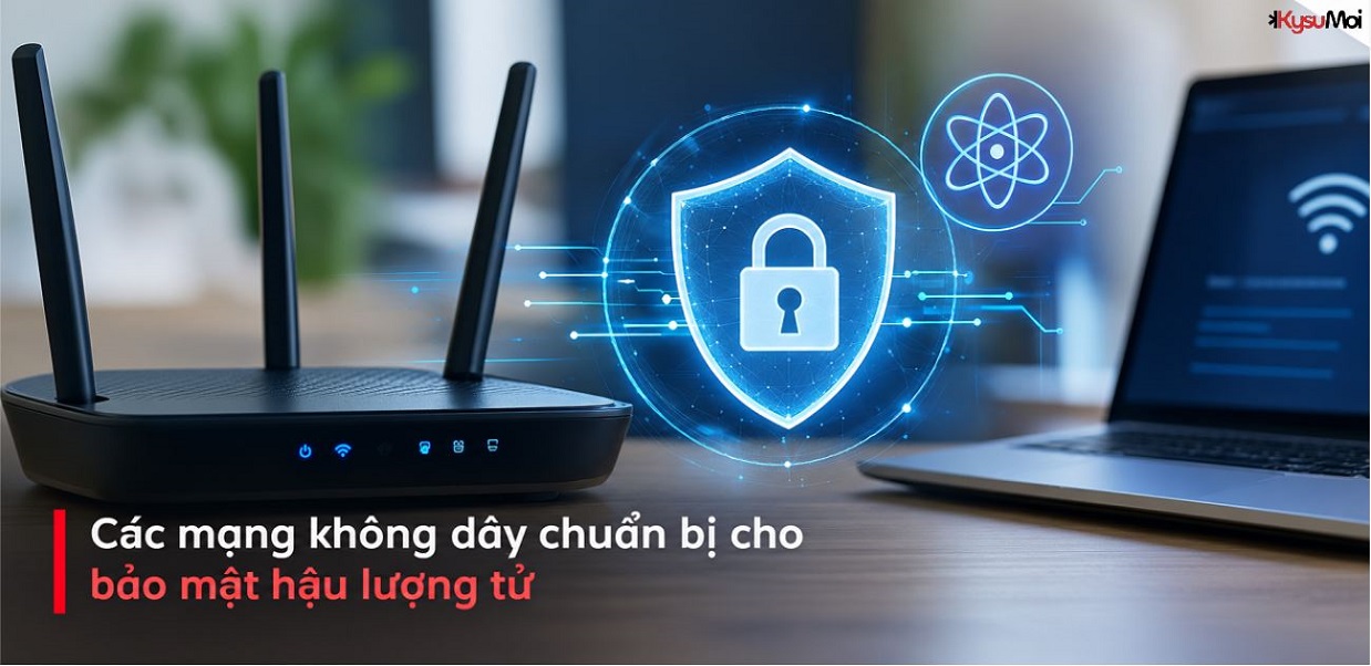 Các mạng không dây chuẩn bị cho bảo mật hậu lượng tử