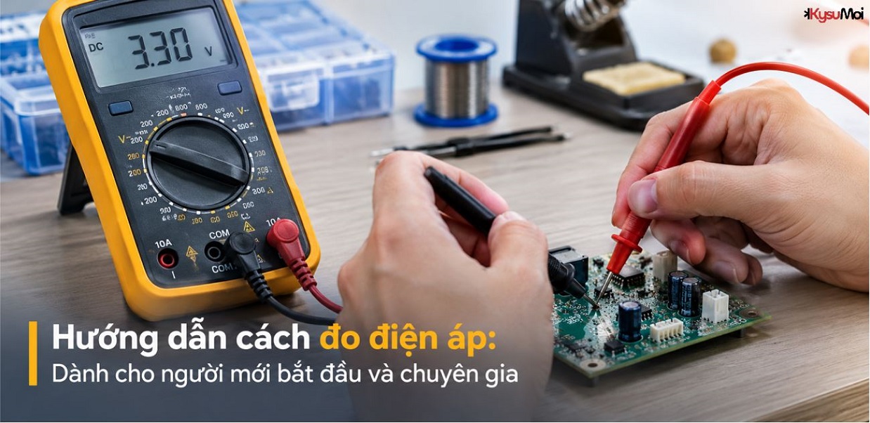 Hướng dẫn cách đo điện áp: Dành cho người mới bắt đầu và chuyên gia