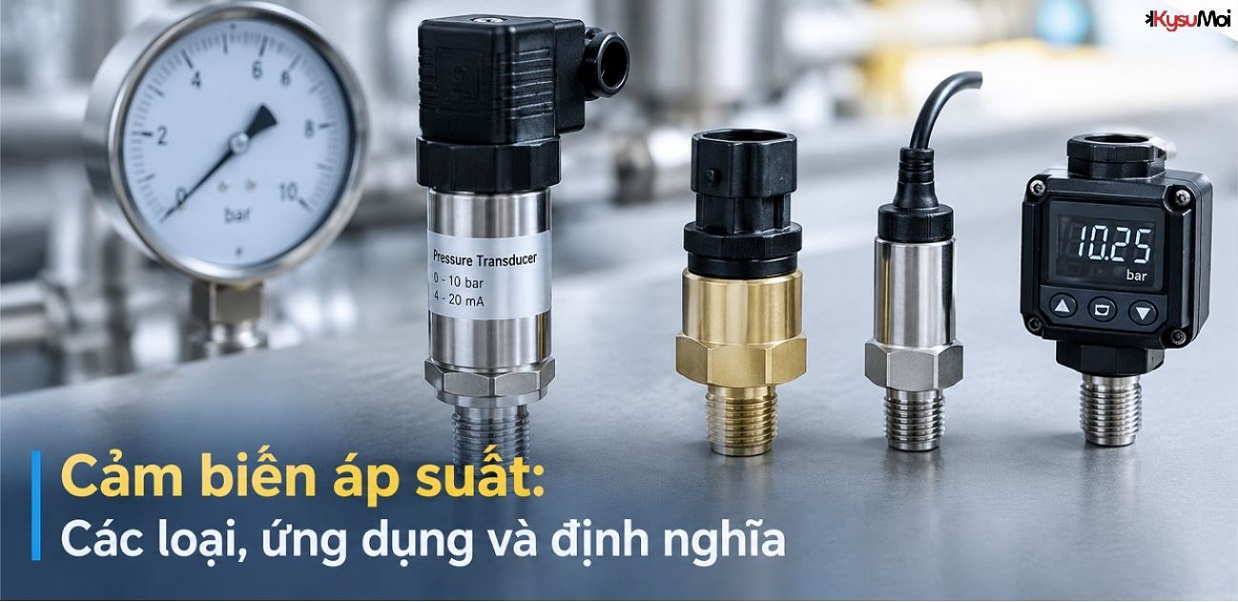 Cảm biến áp suất: Các loại, ứng dụng và định nghĩa