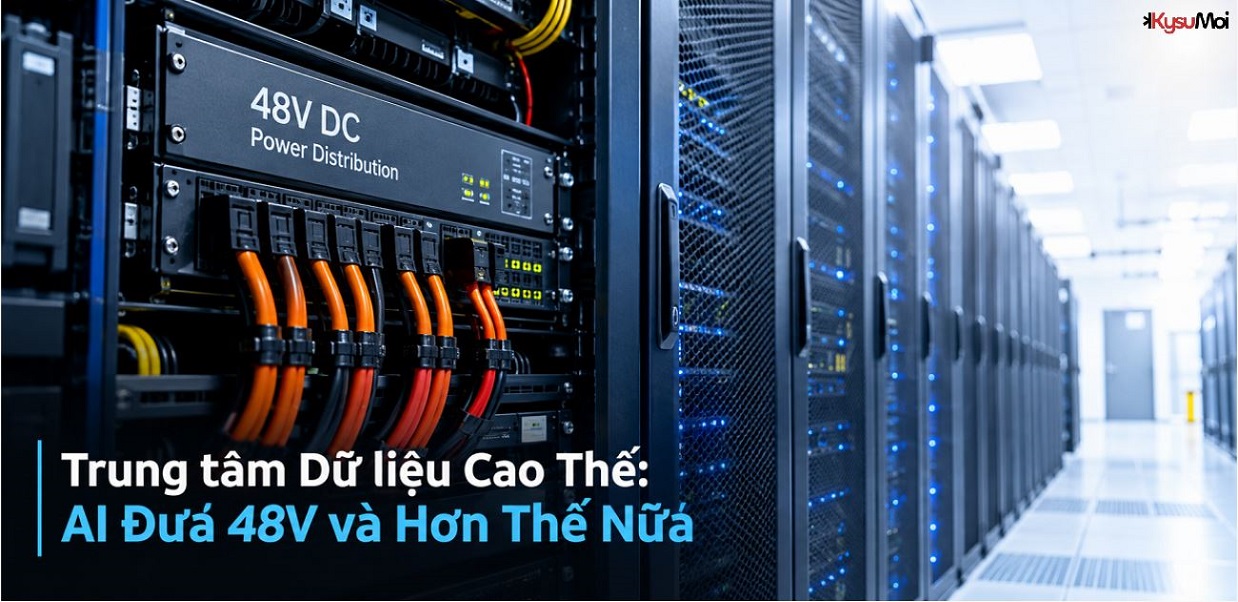 Trung tâm Dữ liệu Cao Thế: AI Đưa 48V và Hơn Thế Nữa