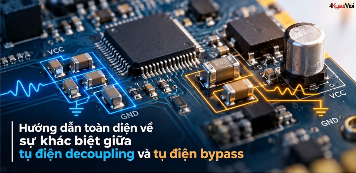 Hướng dẫn toàn diện về sự khác biệt giữa tụ điện decoupling và tụ điện bypass