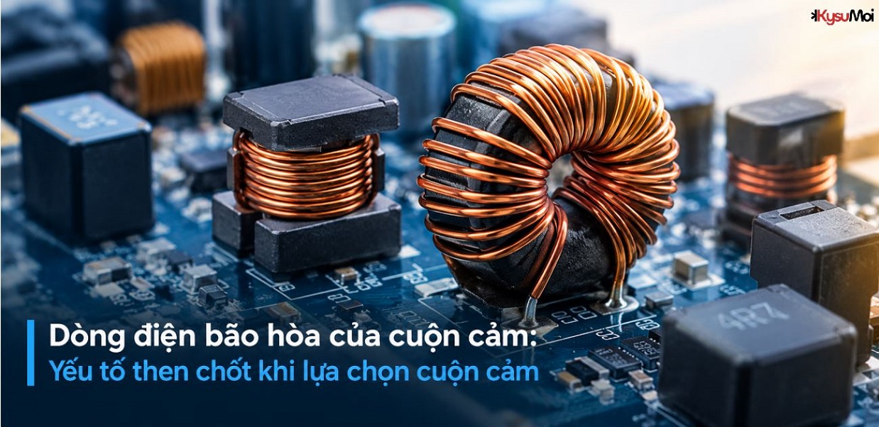 Dòng điện bão hòa của cuộn cảm: Yếu tố then chốt khi lựa chọn cuộn cảm