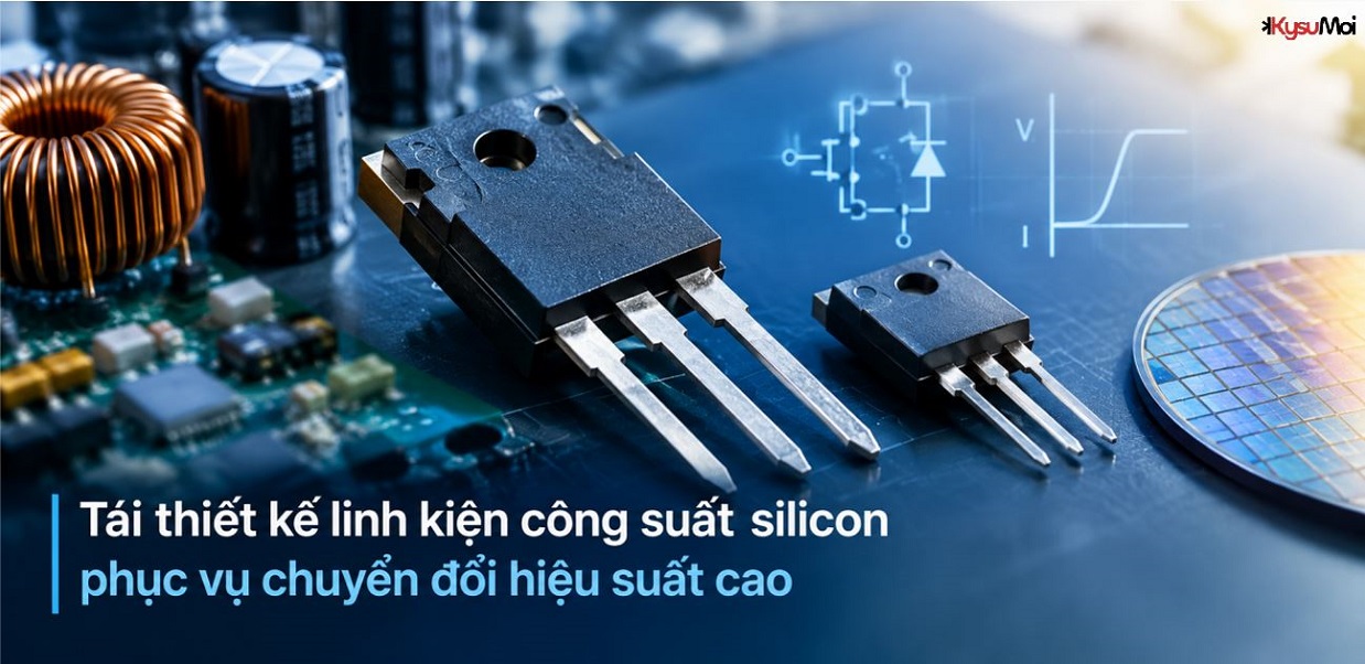 Tái thiết kế linh kiện công suất silicon phục vụ chuyển đổi hiệu suất cao