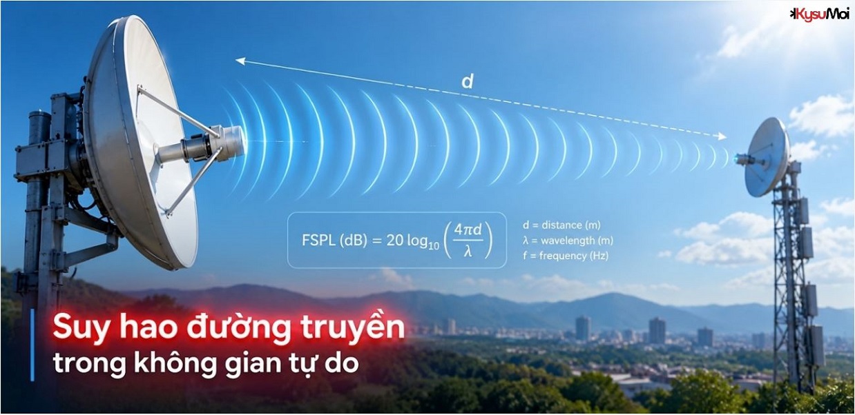 Suy hao đường truyền trong không gian tự do
