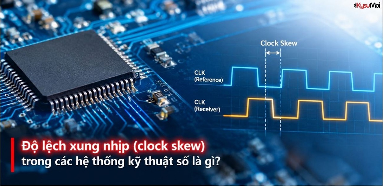 Độ lệch xung nhịp (clock skew) trong các hệ thống kỹ thuật số là gì?