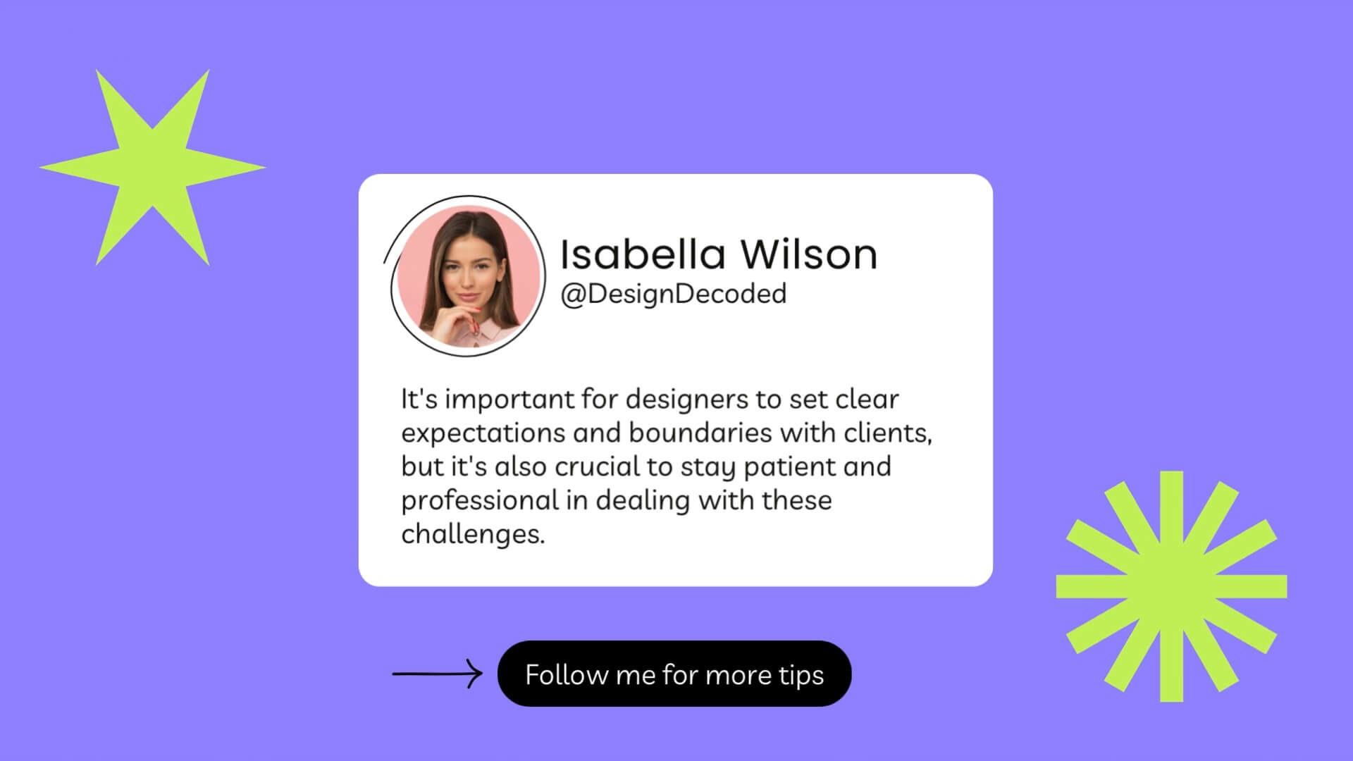 The Doodle Kit template design "Social Tweet" with 16x9 aspect ratio